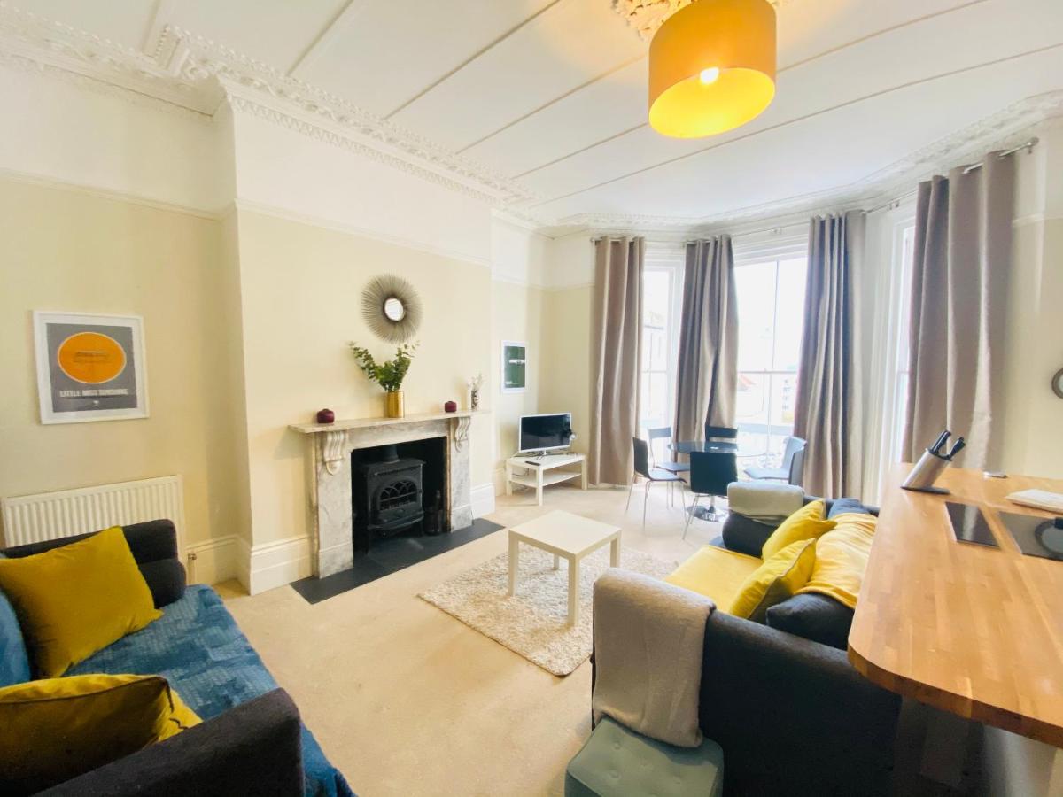 Elegant Spacious Apartment In Heart Of St Leonards Hastings Esterno foto